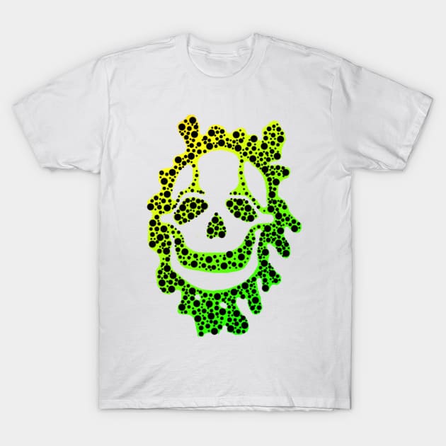 Toxic Skull (Yellow & Green) T-Shirt by Not Meow Designs 